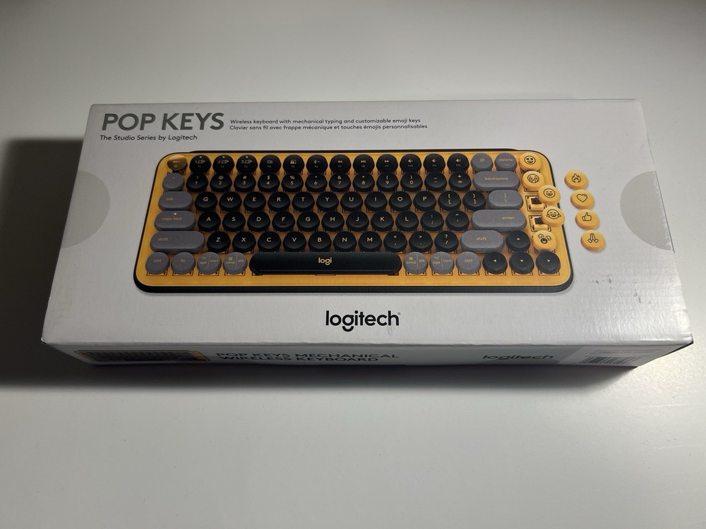 Logitech POP Keys Wireless Mechanical Keyboard with Emoji Keys - Blast US Layout