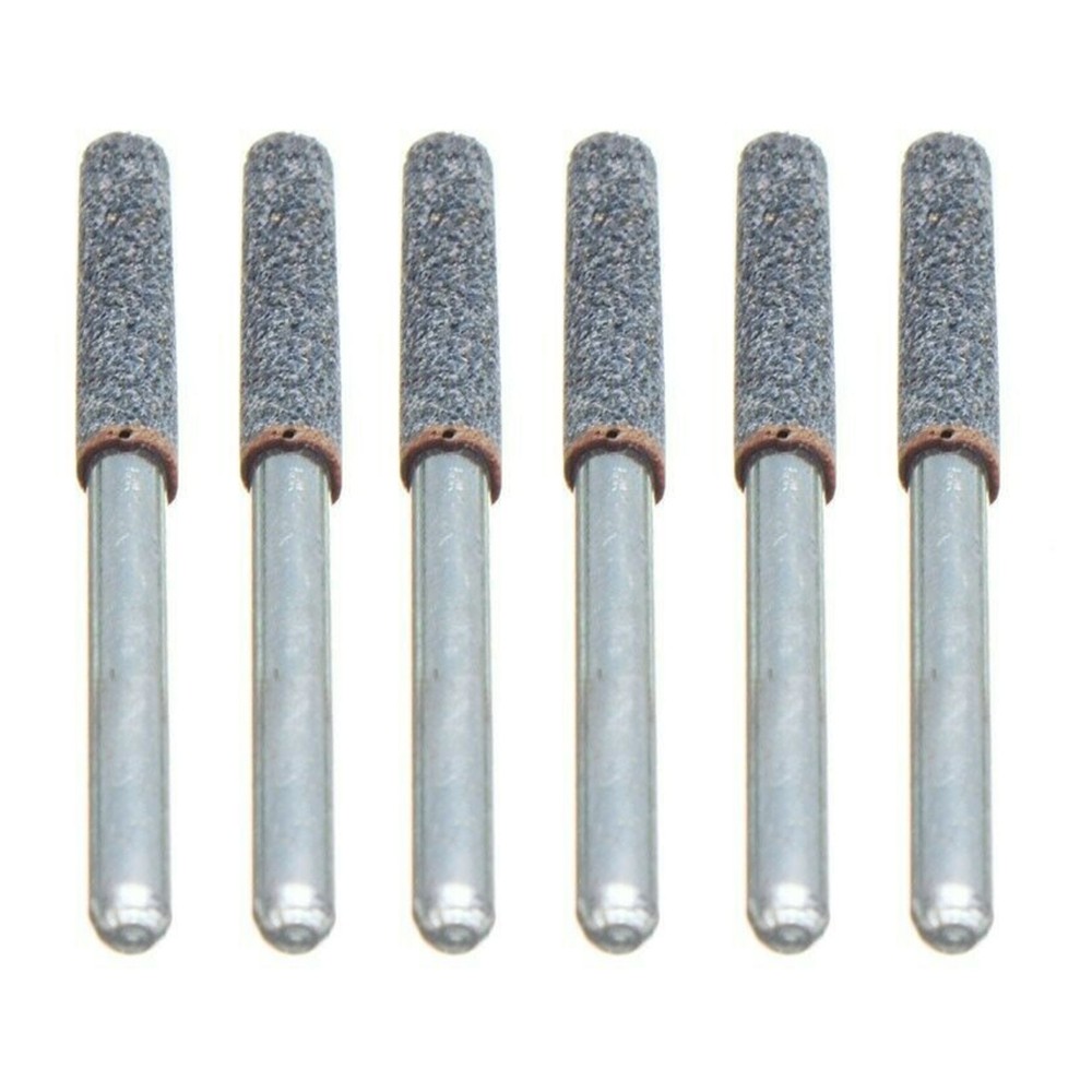 6PCS 5/32 Diamond Grinding Stones for 12V Chainsaw Sharpener