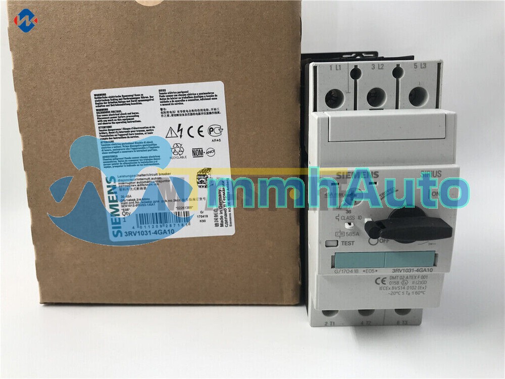 1PC Siemens Motor protection circuit breaker 3RV1031-4GA10 Brand New In Box