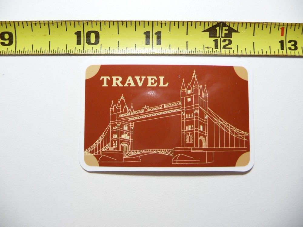 TOWER BRIDGE LONDON ENGLAND STICKER DECAL TRAVEL VACATION ON HOLIDAY