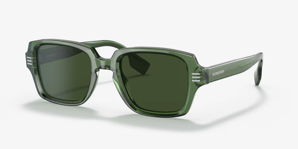 Burberry BE4349 Eldon Mens Sunglasses (Green) New