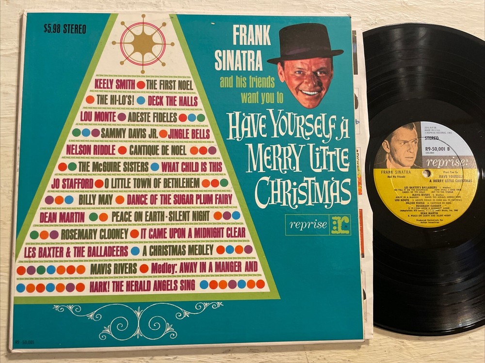 Frank Sinatra & His Friends Have Yourself A Merry Little Christmas LP Reprise EX