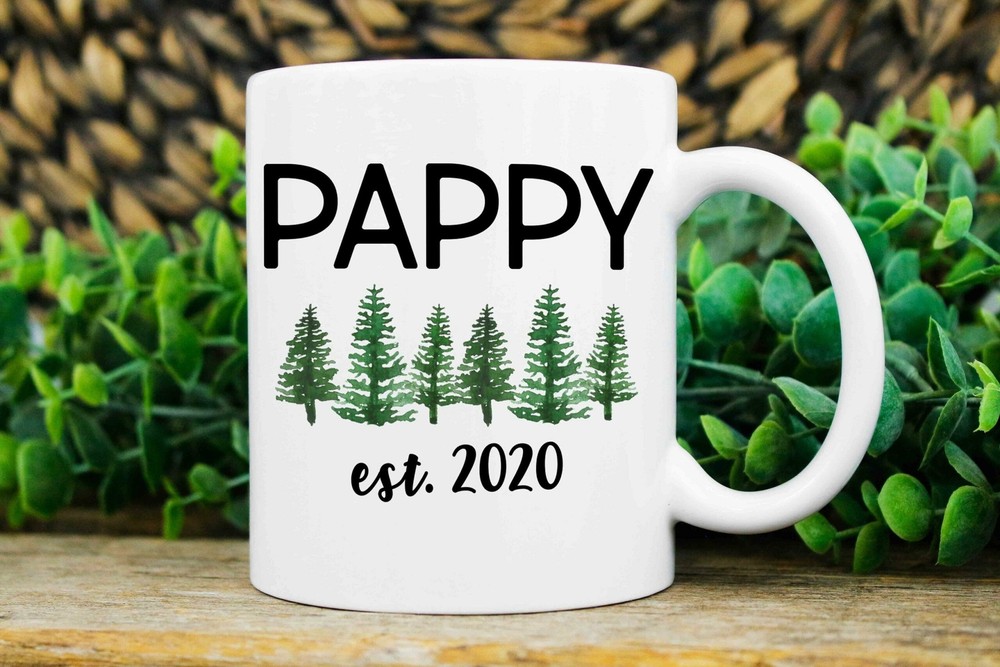 New Pappy Gift Personalized New Pappy Mug Promoted To Pappy Pappy Est Mug New