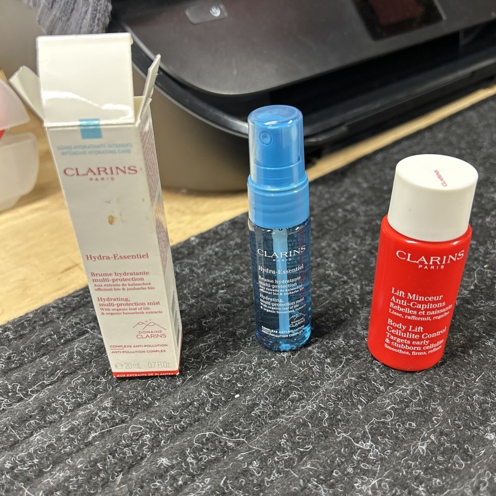 Clarins Hydra Essential Hydrating Mist 20ml Multi Protection Travel Size