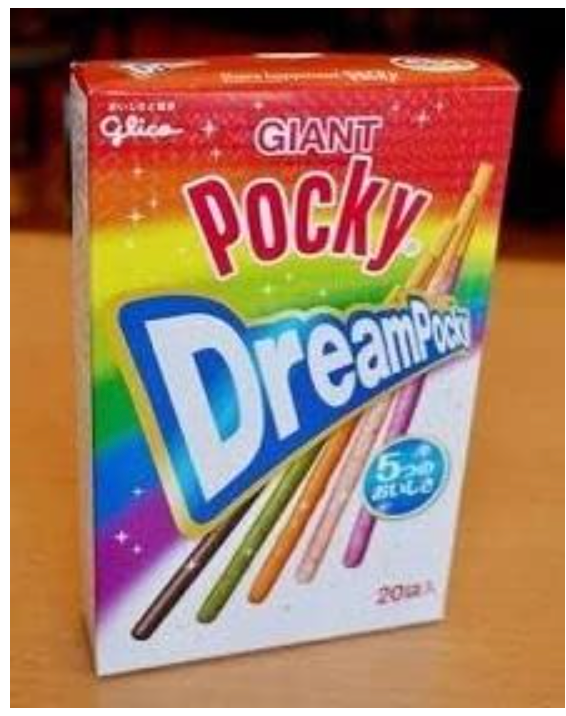 Japanese Giant Dream Pocky Rainbow 5 Flavors - 20 Bags Limited Sale-image
