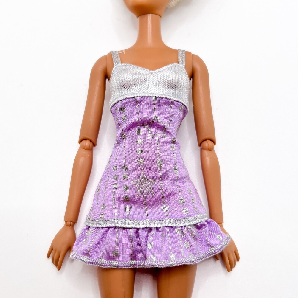 Elegant Fashionistas R4275 Barbie in Silver Lavender Pastel Dress