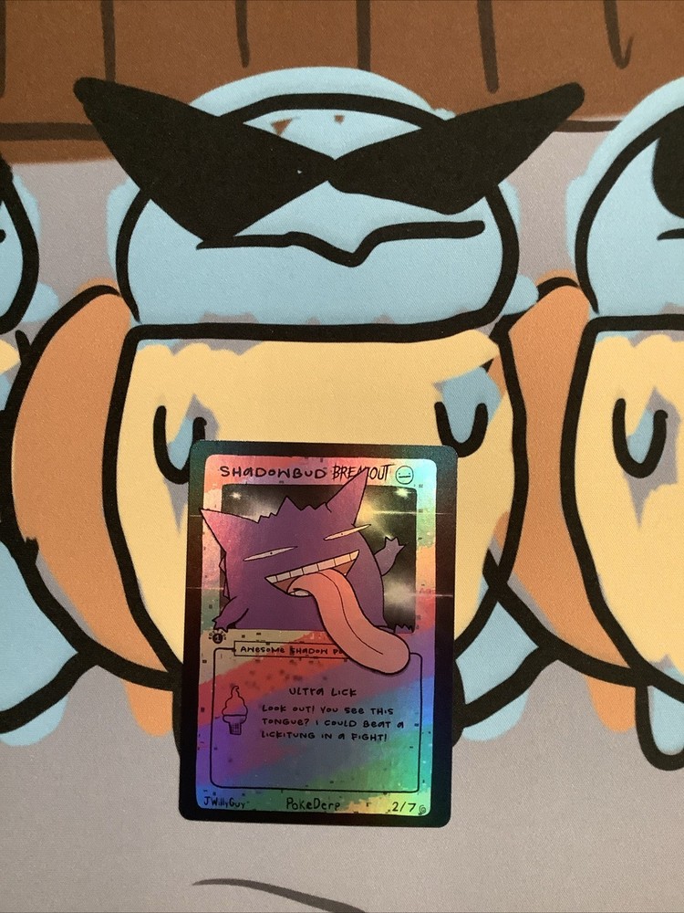 Pokederp 1st Ed Shadowbud Gengar Breakout Card 2/7  