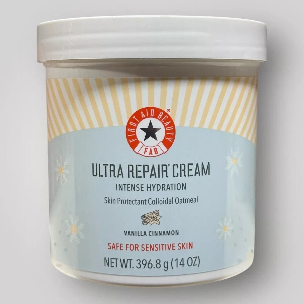 First Aid Beauty Ultra Hydrating Vanilla Cinnamon Repair Cream 14 Oz