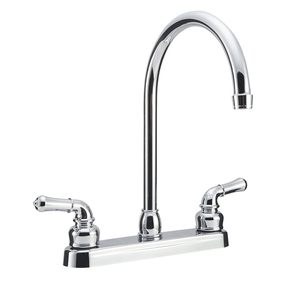 DF-PK330HC-CP RV J-Spout Kitchen Sink Faucet (Chrome)