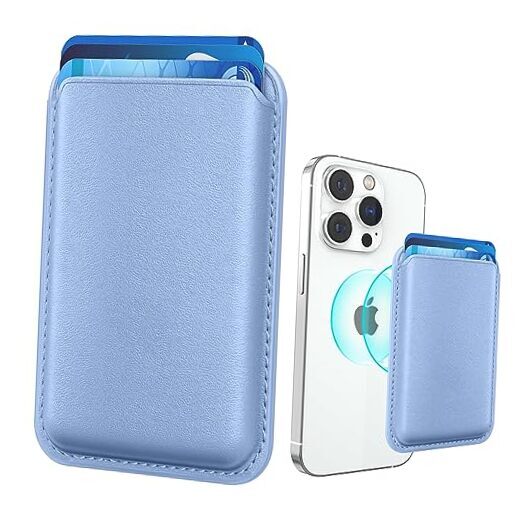 Magnetic Wallet Card Holder for Mag-Safe Phone Case with Strong Adhesion