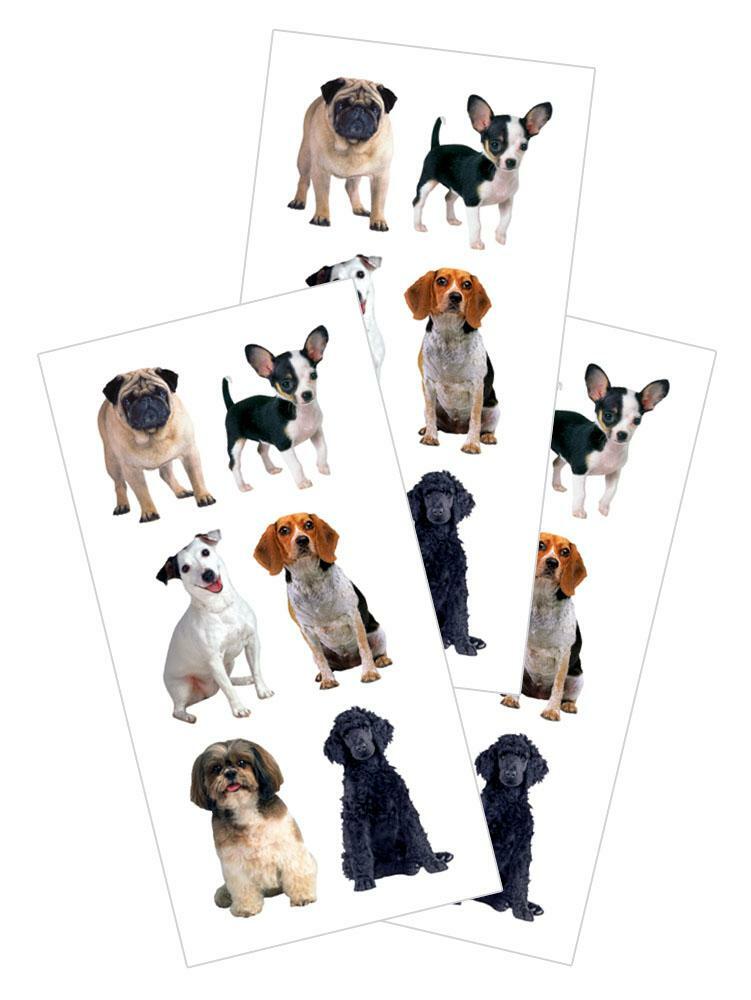 Mixed Dogs Puppy Stickers Planner Party Supply Papercraft Furry Pet Friends