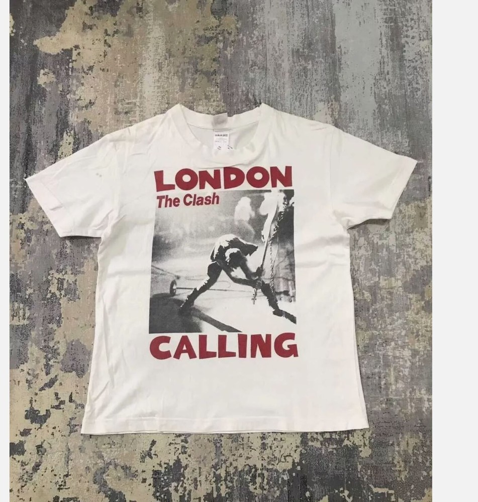 The Clash London Calling Band T-Shirt Unisex Cotton Tee All Size S -5XL