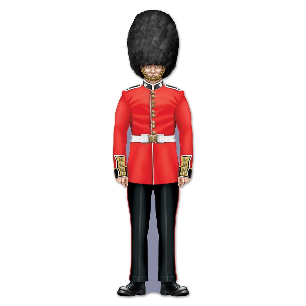 Royal Guard Silhouette Cutout Decoration