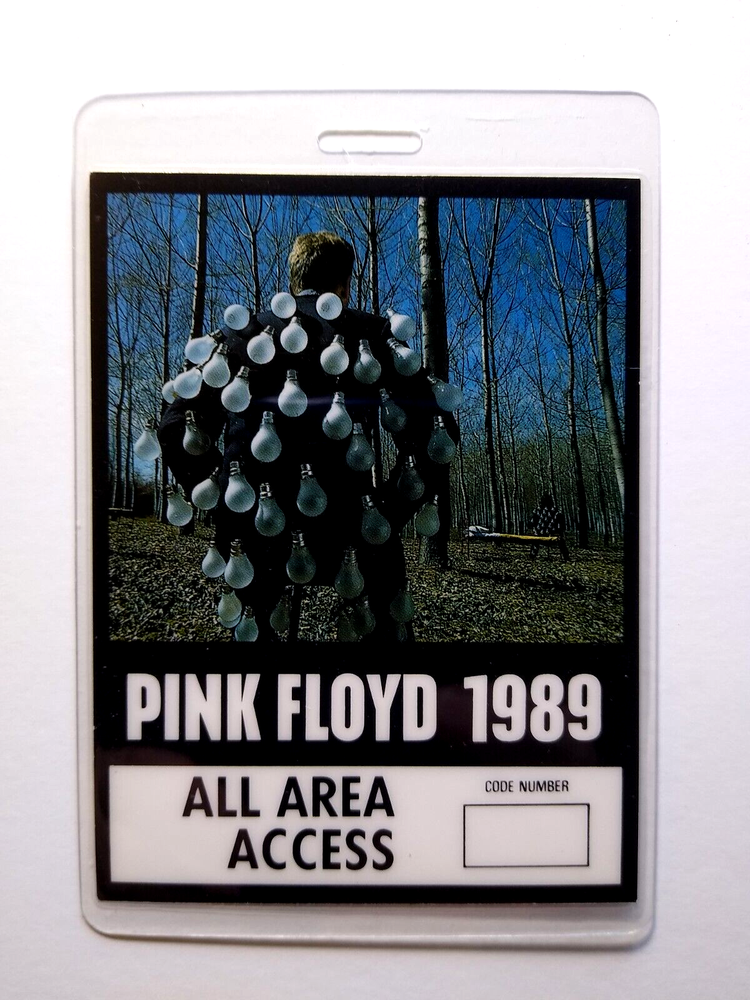 Pink Floyd Backstage Pass 1989 Another Lapse European Tour Prog Rock Music