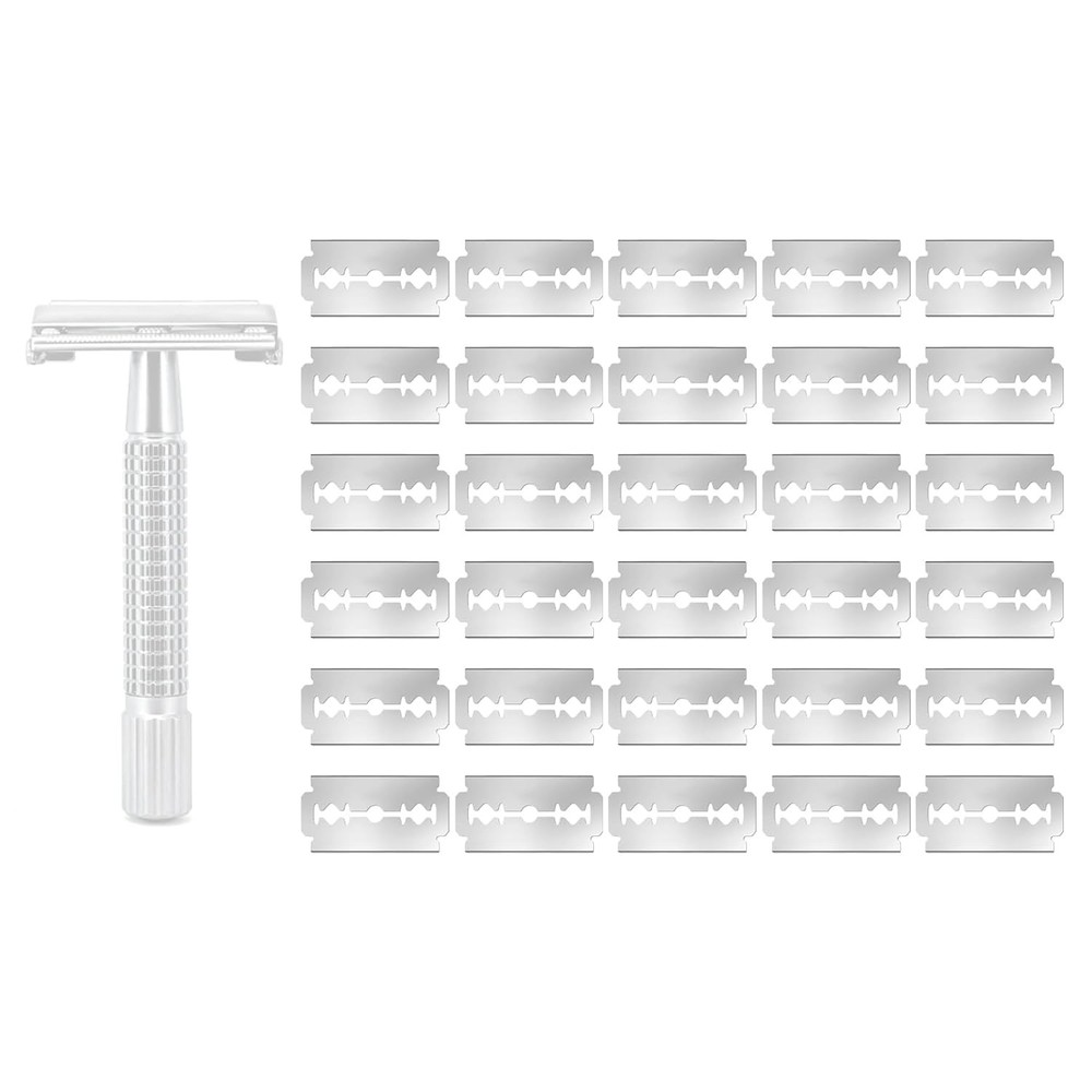 Van Der Hagen 30-Pack Double Edge Safety Razor Blades Replacement-image