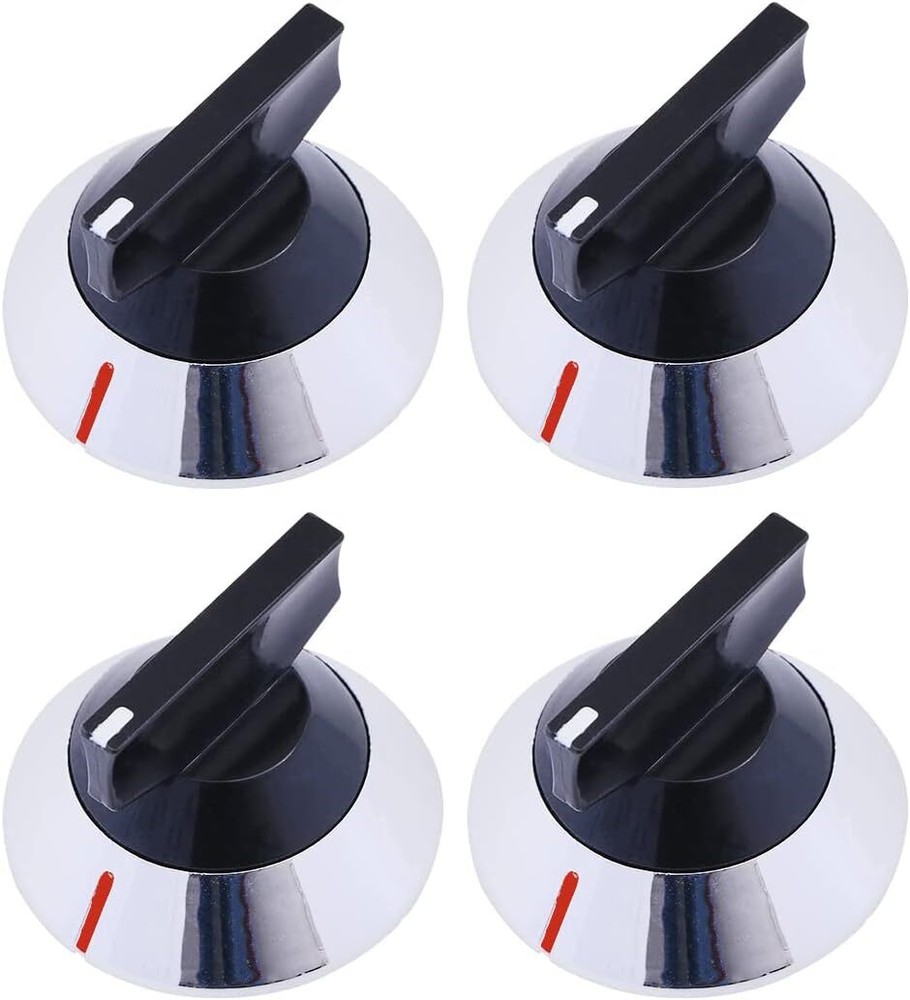 Whirlpool Kenmore Range Burner Knob 4-Pack Replacement WP330190 330190