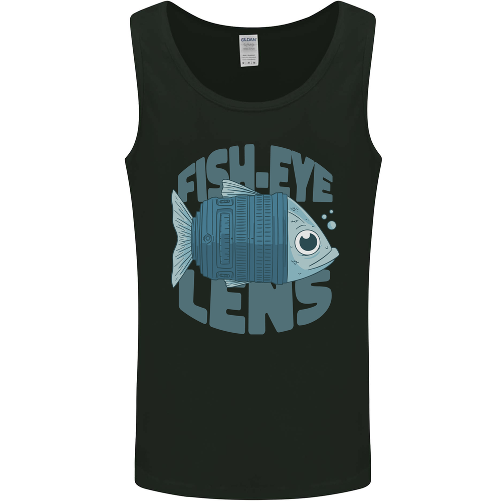 Photography Funny Fisheye Lens Photographer Mens Vest Tank Top