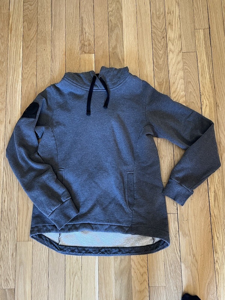 Helly Hansen Arctic Ocean Womens Hoodie Small Grey Black Accents