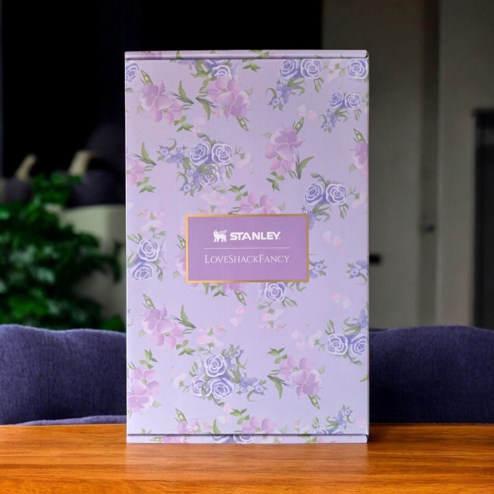 Stanley LoveShackFancy Happy Thoughts 40 Oz Quencher Tumbler NEW IN BOX