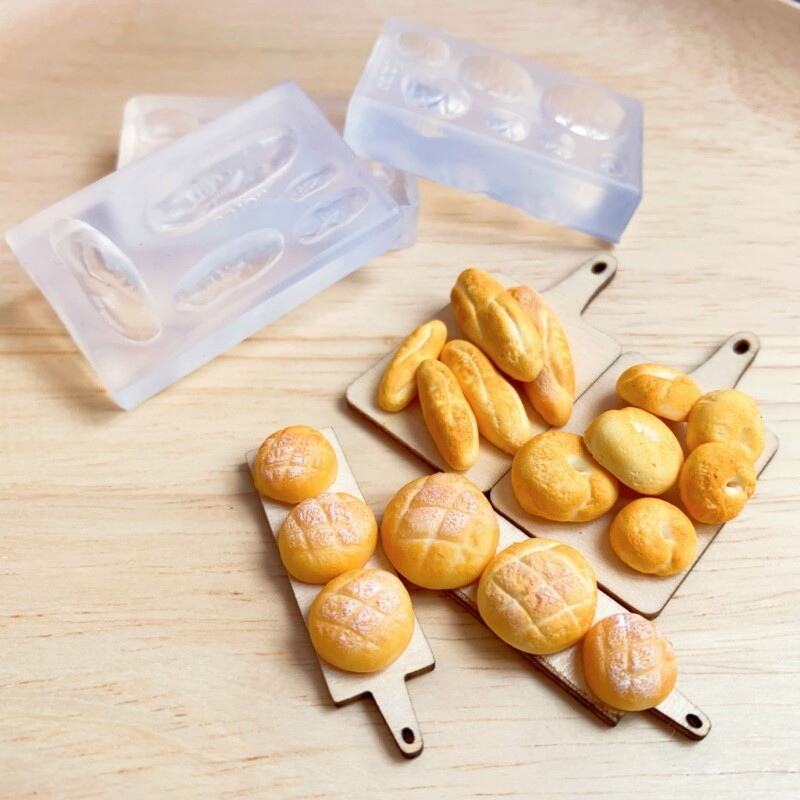 Silicone Bread-Shaped Epoxy Resin Mould for DIY Home Decor
