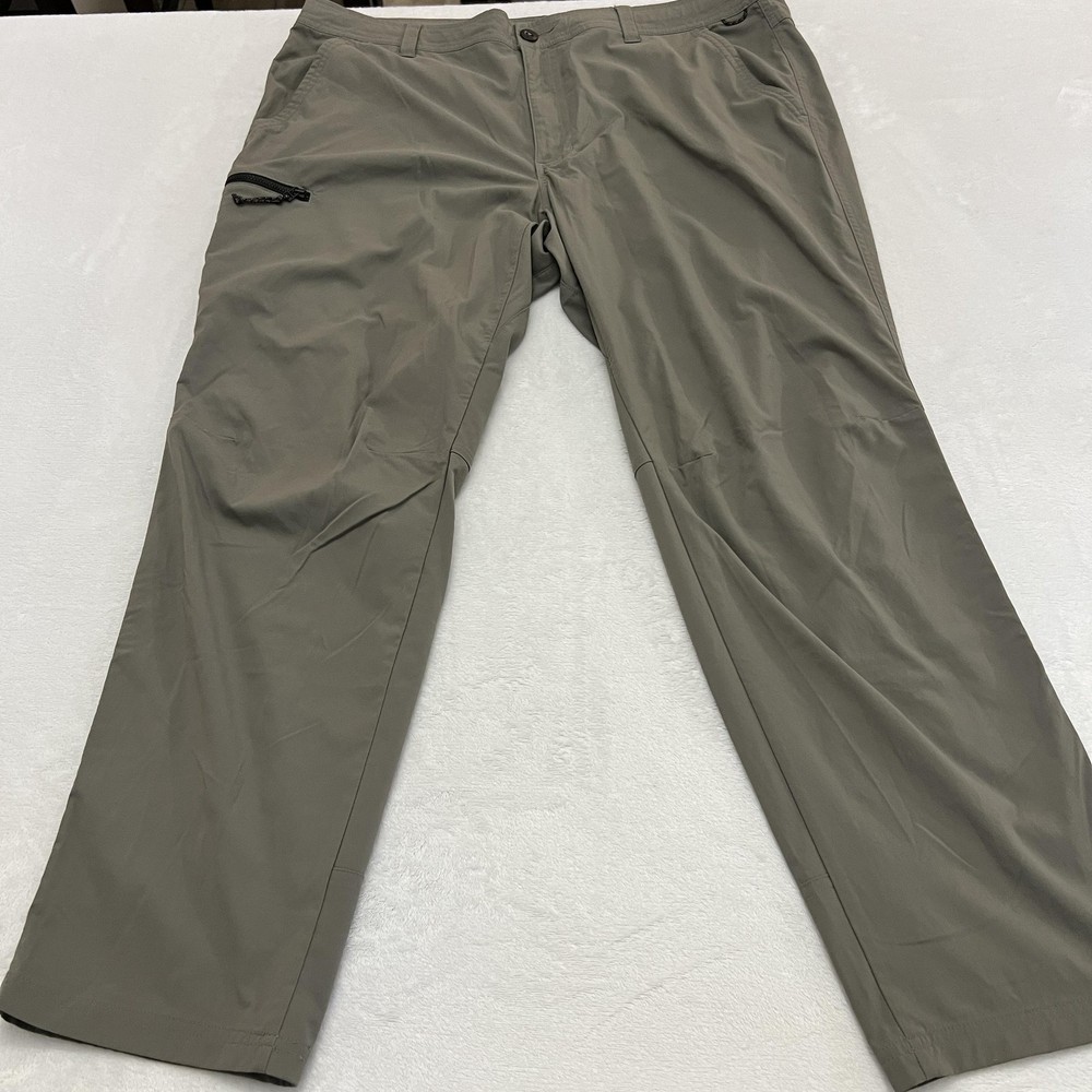REI Co-op Pants Mens 42 Olive Nylon Hiking Outdoor Camping Utility 42x30 Casual