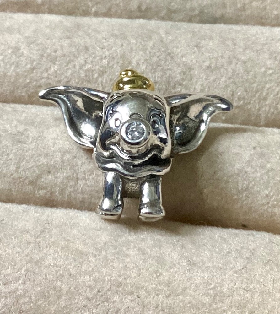 Pandora Disney Dumbo 100th Anniversary Silver Elephant Charm VGC