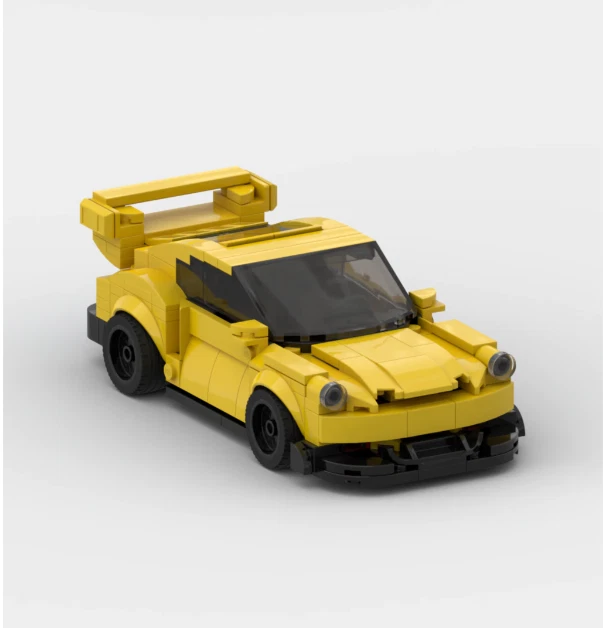 Porsche 911 RWB Toy Car MOC Brick Set DIY Building Blocks Educational Gift