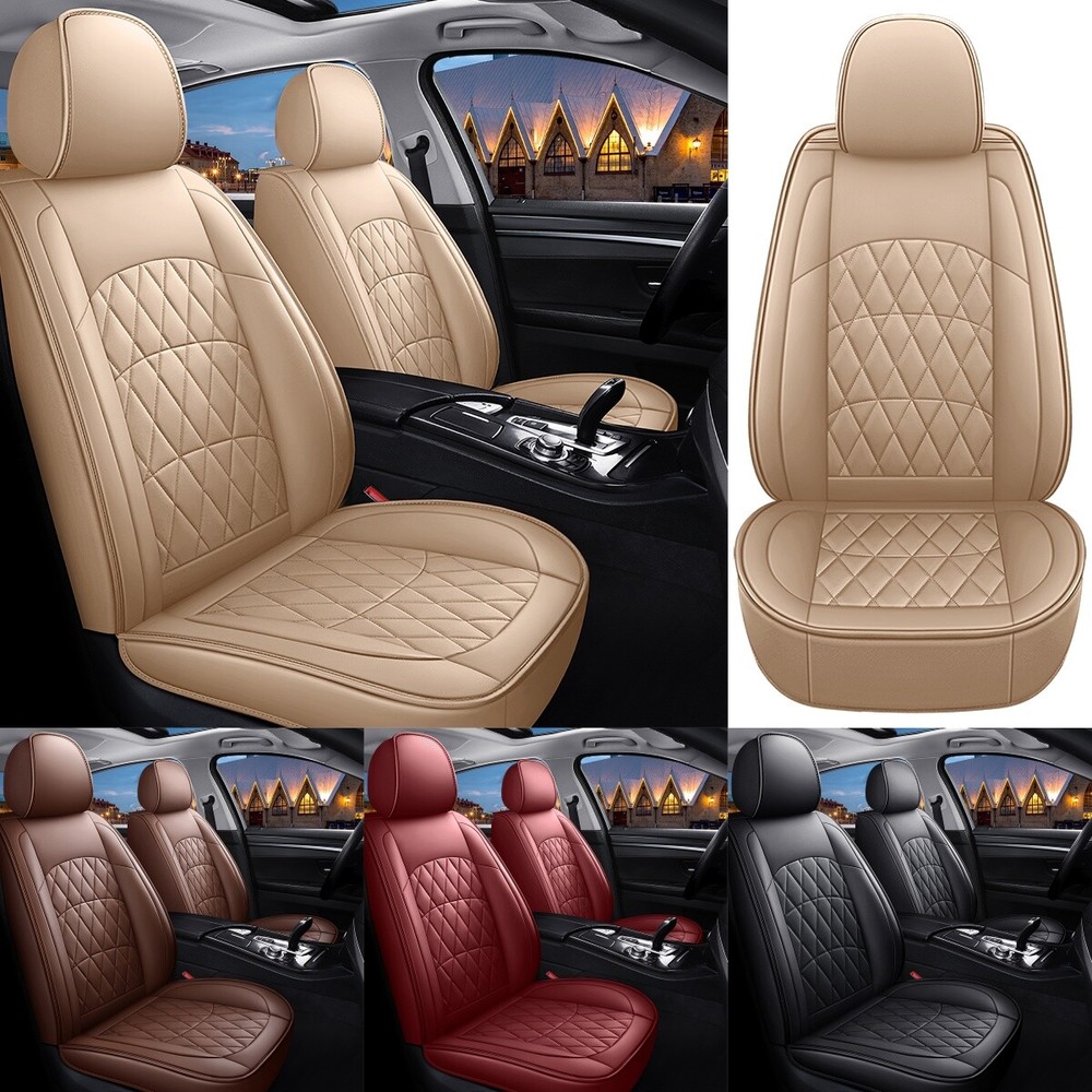 Premium PU Leather Seat Covers for Nissan Rogue Kicks Sentra Altima Murano 5-Seater