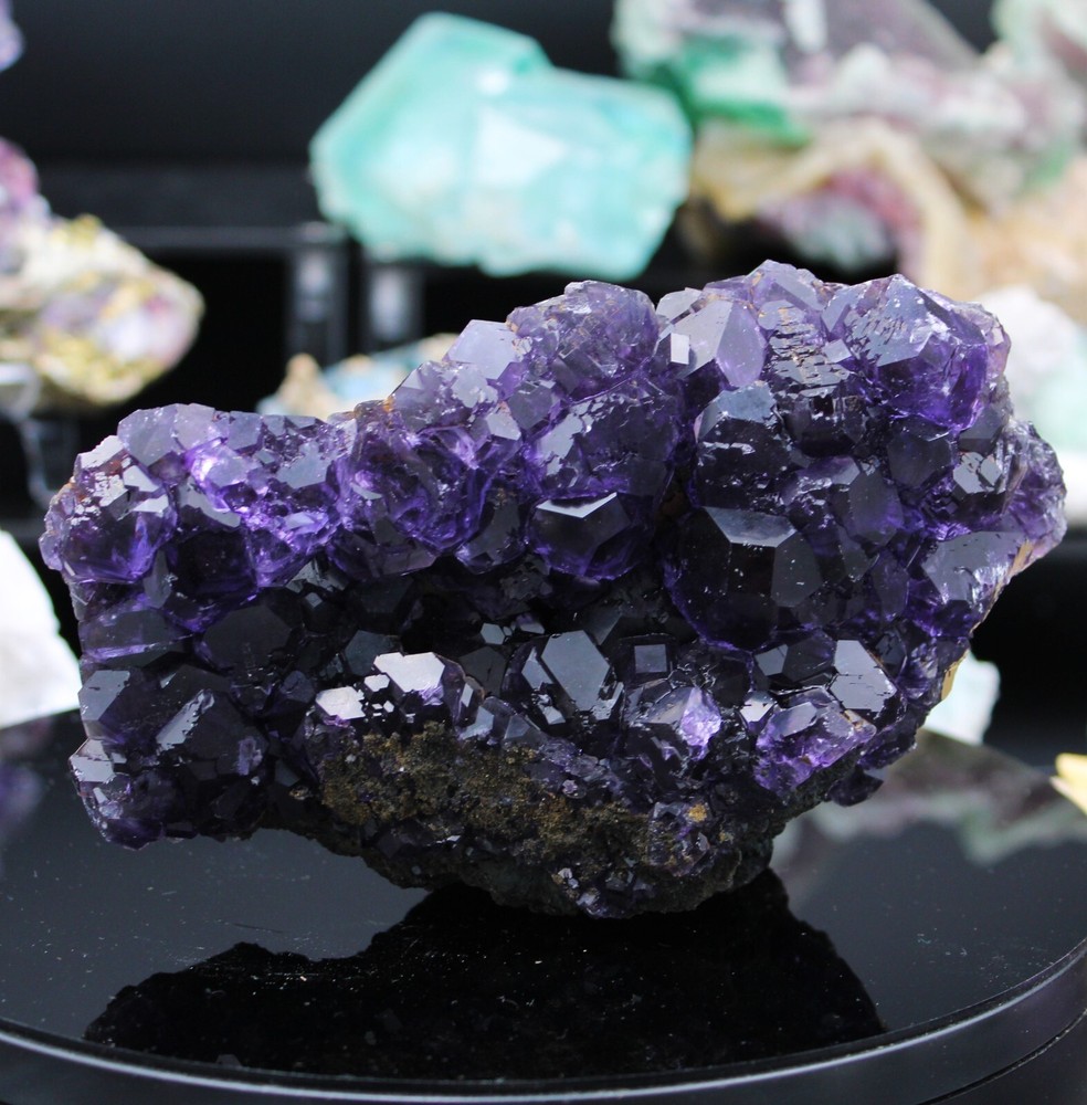 Natural Purple Cubic Tanzanite Blue Fluorite Mineral Specimen 774g USA Seller