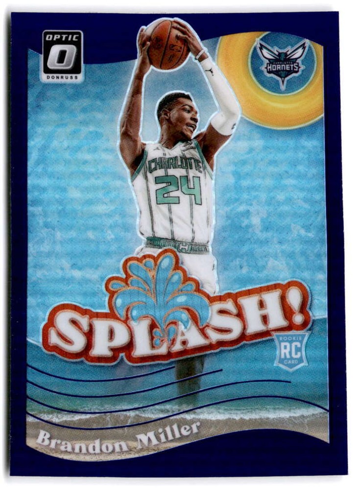 2023-24 Panini Donruss Optic - Splash Purple Prizm #11 Brandon Miller (RC)