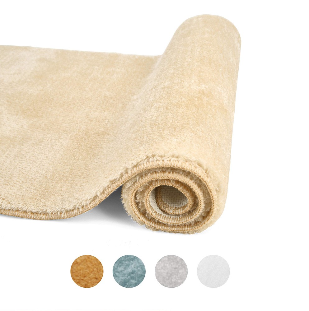 Super Soft Non-Slip Bathroom Rug Machine Washable Indoor Comfort Mat