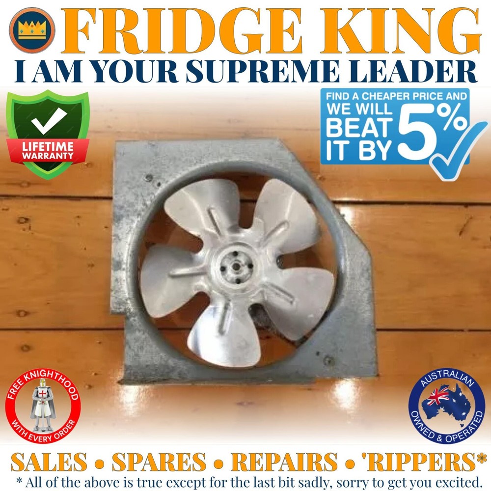 1449191 Westinghouse fridge condenser fan assy WSE6070 WSE6100 WSE6970 WSE7000