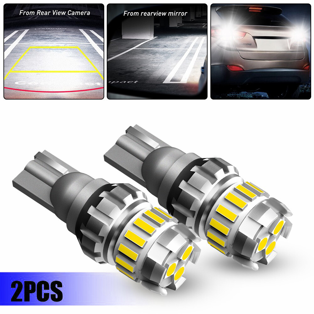 2X 921 912 T15 W16W LED Bulb For Backup Reverse Light 6500K White 300% Brighter