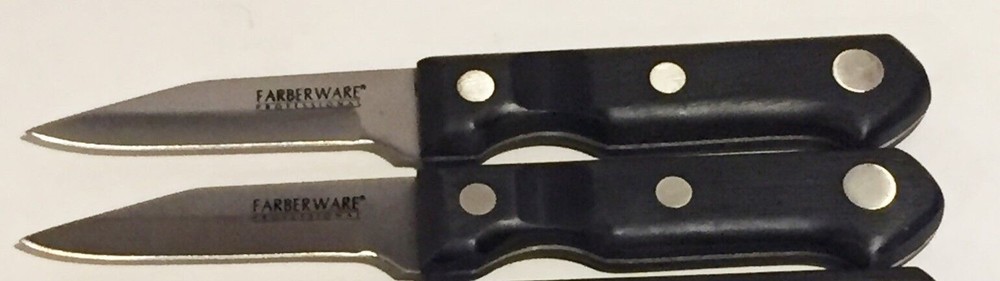 Farberware Professional Paring Knife  Knives with Riveted Handles New Set of 2