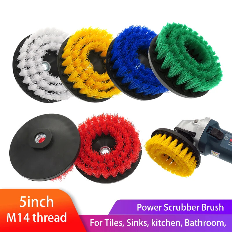 Power Scrubber Brush Electric Drill Cleaning Brush M14 Thread For Carpet Kitchen
