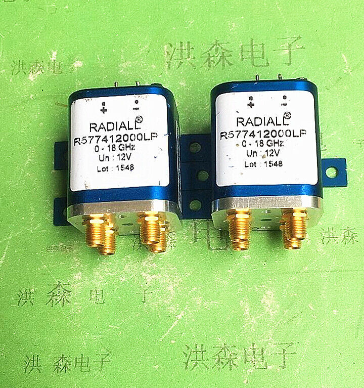 1pc R577412000LP 12V 0-18GHz RF coaxial switch #F7