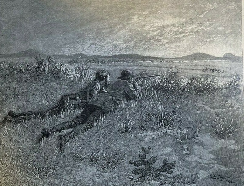 1884 Antelope Hunting in Montana