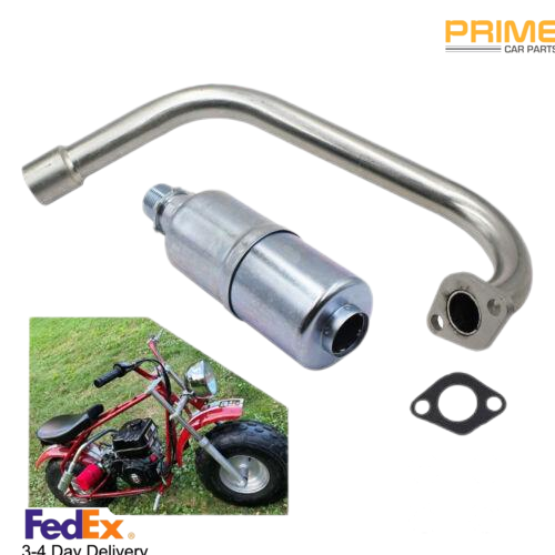 Exhaust W/ Muffler For Coleman CT200U-EX Camo 196cc / 6.5HP Gas Mini Bike