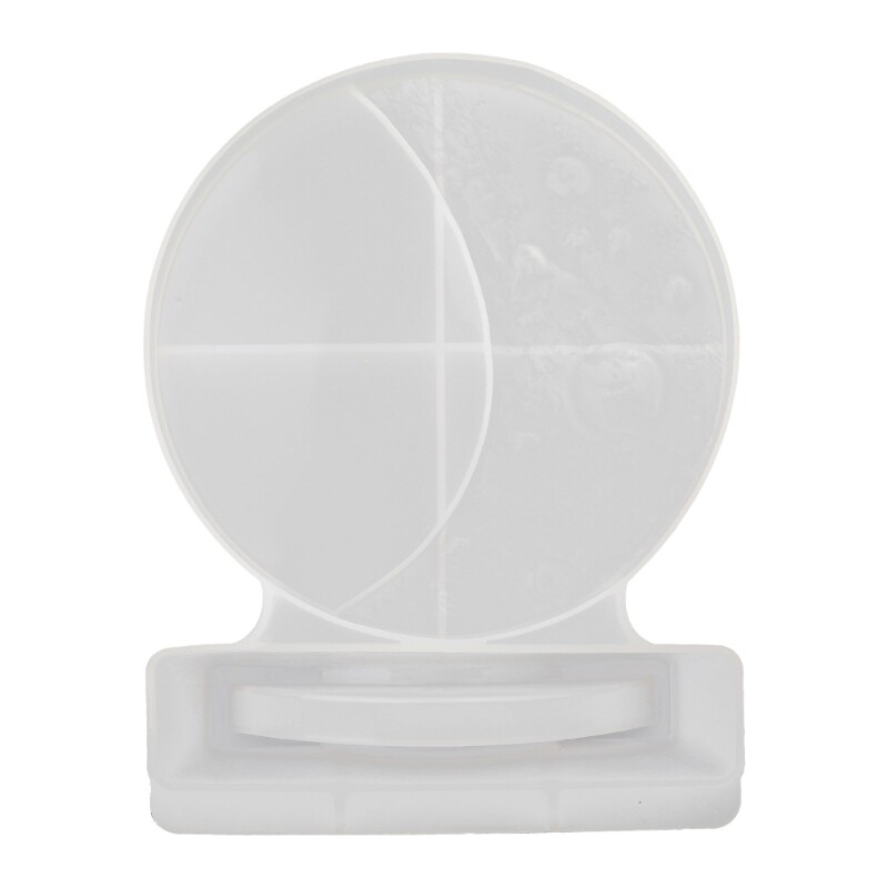 Silicone Moon Mold with Base for Photo Frames Jewelry and Home Decor