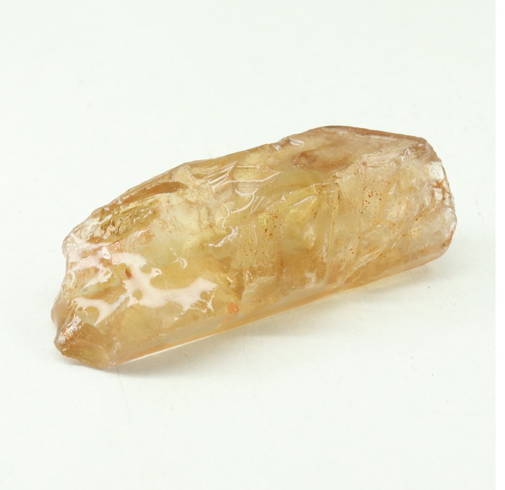 70.10 Ct Certified Natural Yellow Citrine Earth-Mined Faceted Rough Specimen