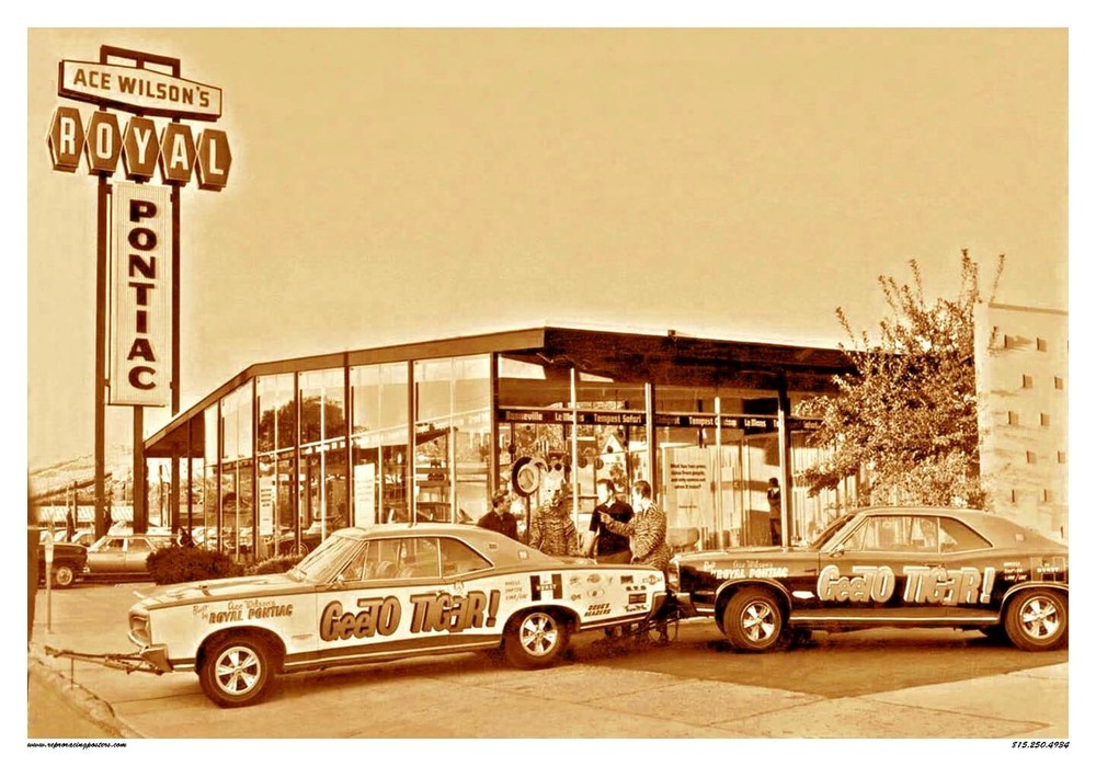 Ace Wilson Royal Pontiac Gee T O Drag Team 18x24 Inch Classic Car Poster