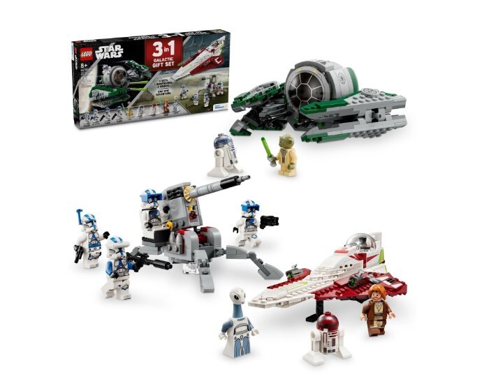 LEGO Star Wars Jedi Masters Gift Set, 3 Epic Builds in 1 Box, 66787,Freeship USA