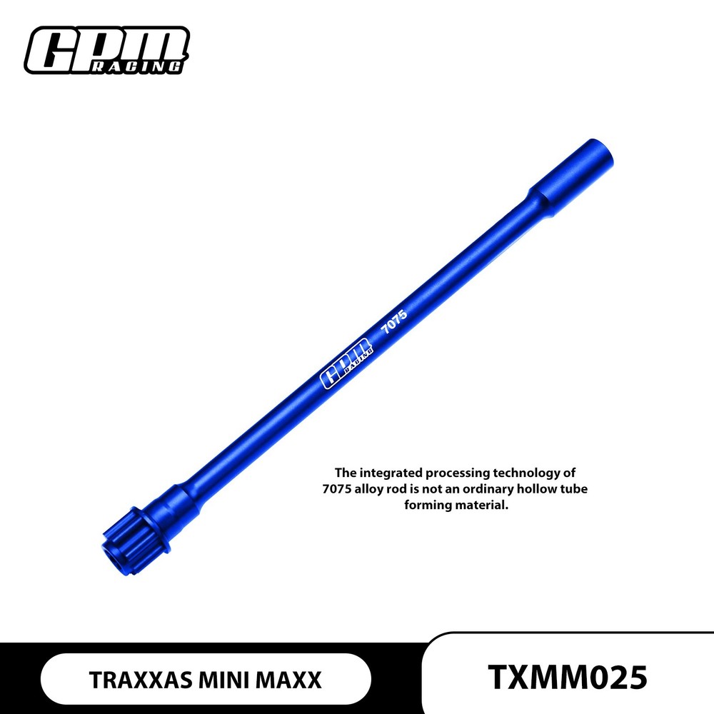 GPM 7075 Alloy Center Drive Shaft For TRAXXAS Mini Maxx Monster Truck 10755