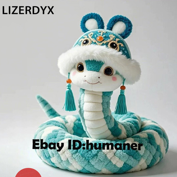 Japan LIZERDYX Snake Year Mascot Good Luck Plush Toys New Year Gift Pillow-image