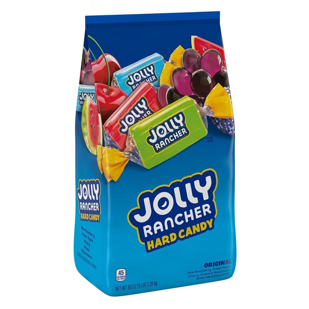 JOLLY RANCHER Assorted Fruit Flavored Hard Candy Bulk Bag 5 lb