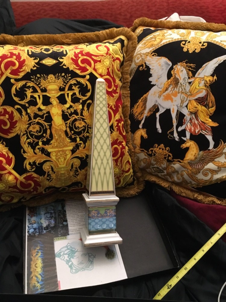 VERSACE OBELISK RUSSIAN DREAM PRESTIGE DINNER HOME DECOR RETAIL $900 NEW