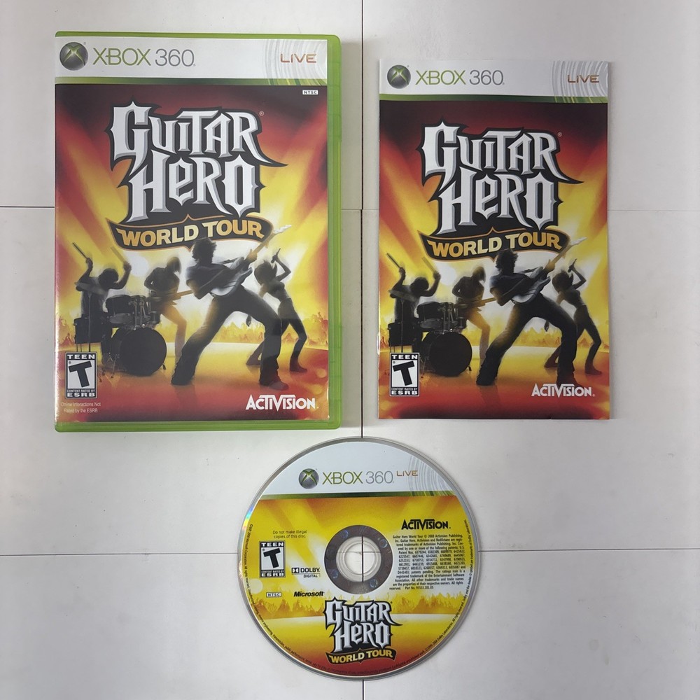 Guitar Hero World Tour (Xbox 360) CIB Tested