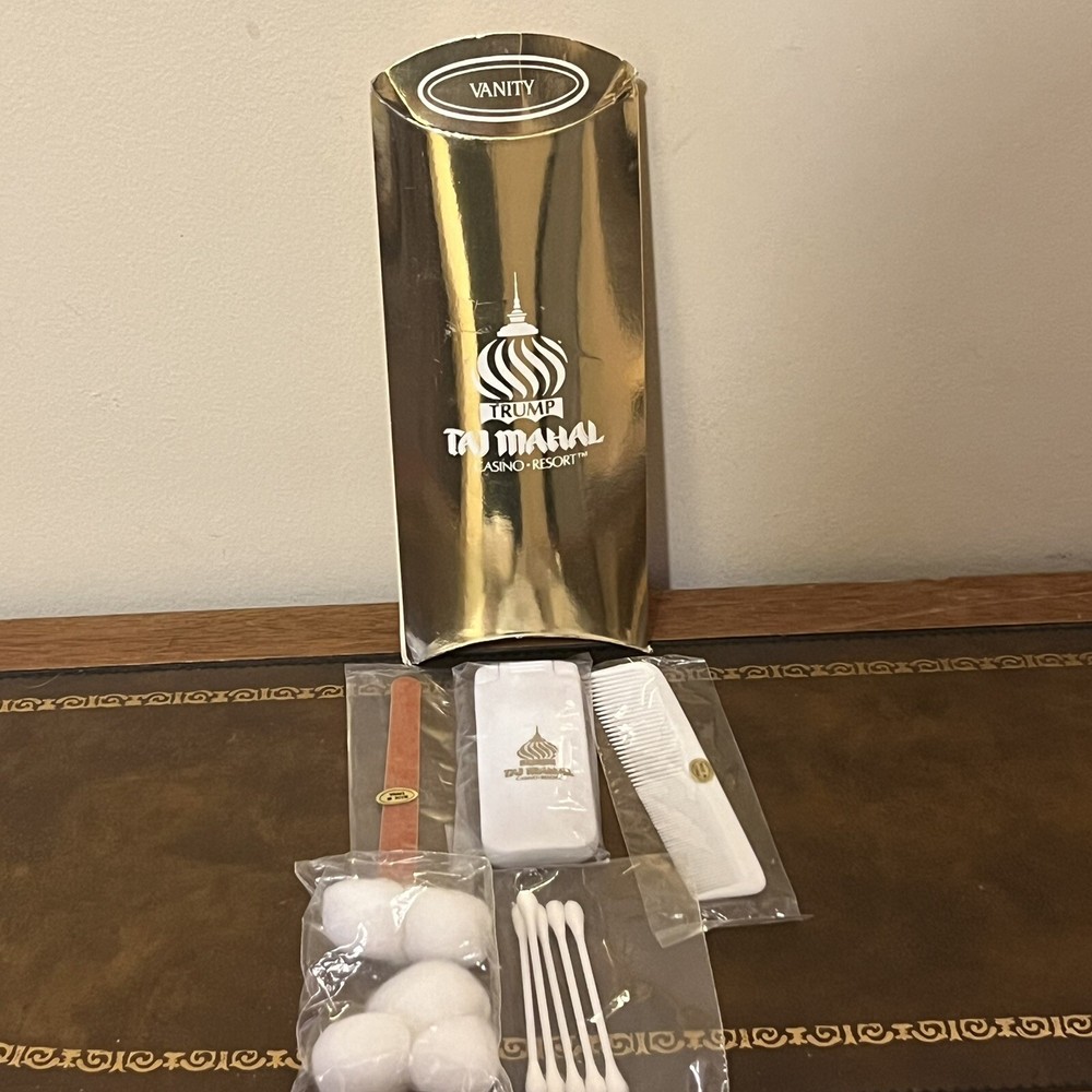 Vintage Trump Taj Mahal Vanity Kit