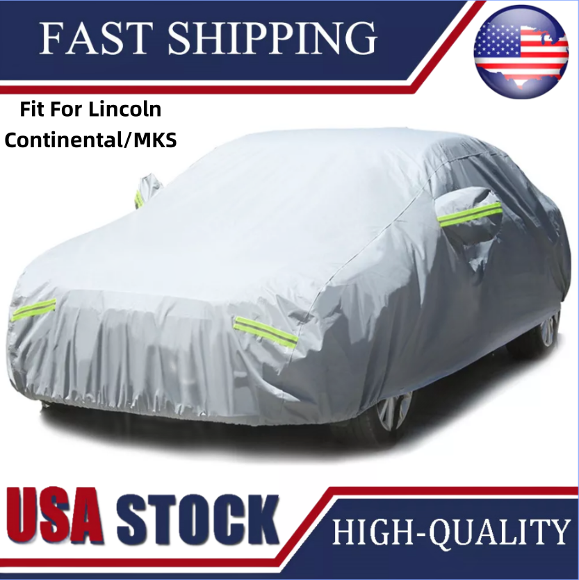 Fit For Lincoln Continental/MKS Protector Car Cover Outdoor Rain Resistant 1 Pc