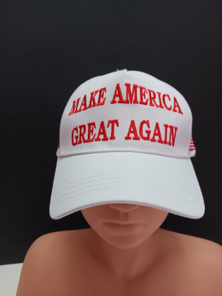 Donald Trump Maga Make America Great Again White/Red Trucker Baseball Hat Cap